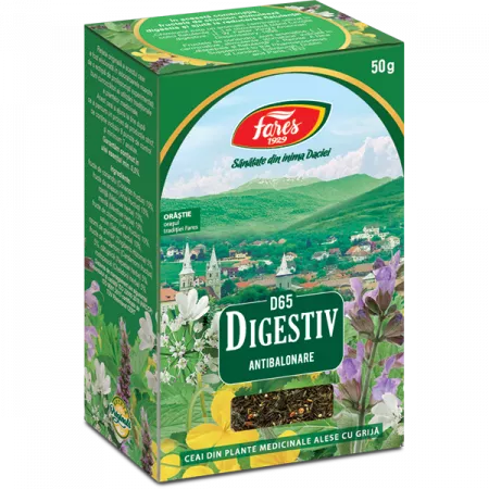 Ceaiuri - Ceai Digestiv D65 50 g Fares