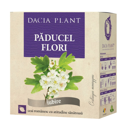 Dieta Si Wellness - Ceai din flori de păducel 50 g, Dacia Plant