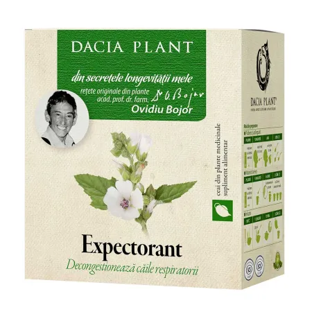 Ceaiuri - Ceai expectorant Dacia Plant 50 g