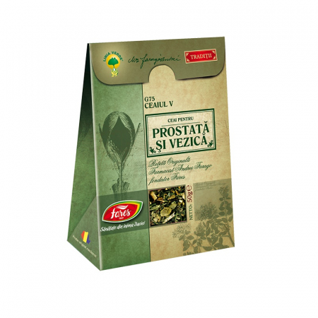 Produse autohtone - Ceai V Prostată și vezică (G75), 50 g