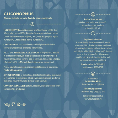Ceai Gliconormus 90g [5]