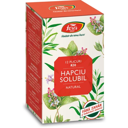 Aspiratoare Nazale - Ceai Hapciu Solubil (R30), 12 Plicuri