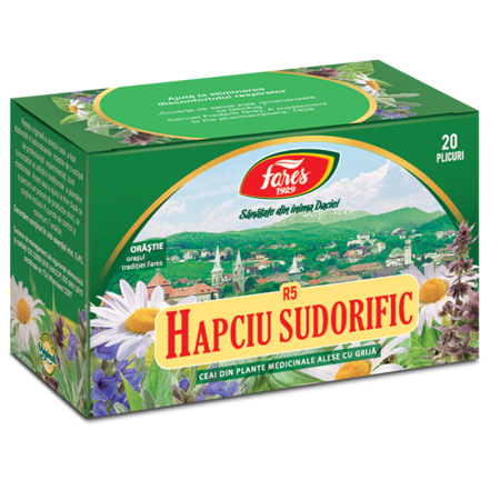 Dieta Si Wellness - Ceai Hapciu Sudorific, R5, 20 plicuri