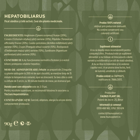 Ceai Hepatobiliarus 90g [5]