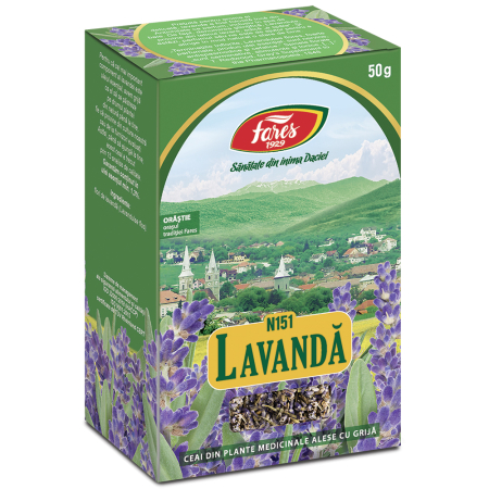 Ceaiuri - Ceai Lavanda Flori 50 g Fares