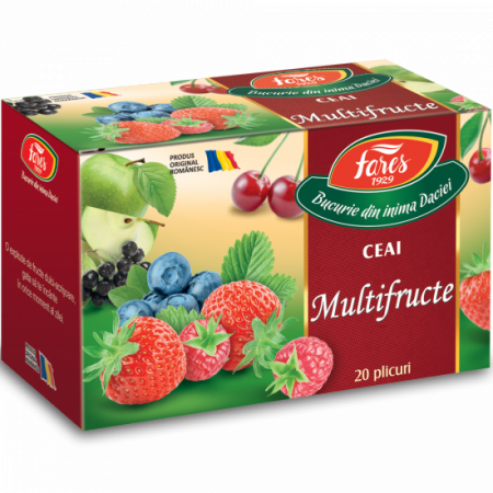 Produse autohtone - Ceai Multifructe, 20 plicuri