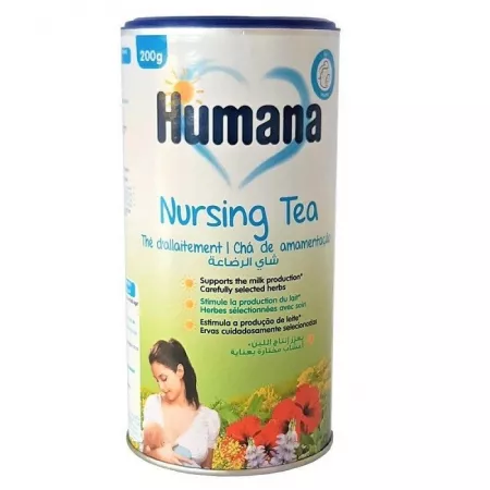 PRODUSE - Humana Ceai instant de stimulare a lactatiei pentru mamici, 200 g