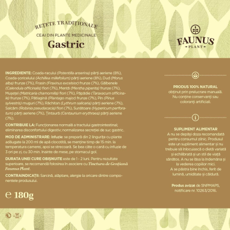 Ceai -Rețete Tradiționale- Gastric 180g [5]
