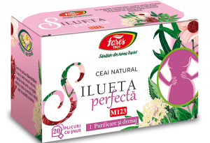 Ceaiuri - Ceai Silueta Perfecta 1 Purificare S Drenaj Fares, 20 plicuri
