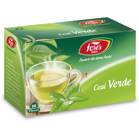 Dieta Si Wellness - Ceai Verde Fares 20 plicuri
