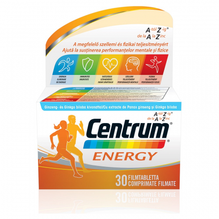 PRODUSE - Centrum Energy de la A la Zinc, 30 comprimate