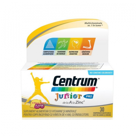 Imunitate - Centrum Junior Pro, 30 comprimate masticabile