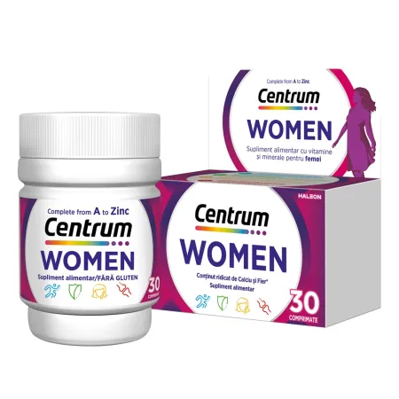 Raceala Si Gripa - Centrum Pentru Femei, 30 Comprimate