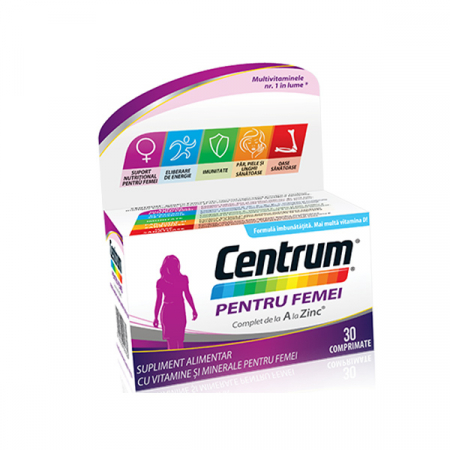 Promotiile lunii Septembrie - Centrum Pentru Femei, 30 comprimate