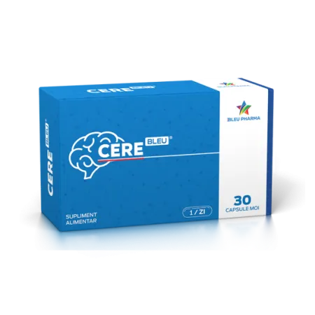 Multivitamine si minerale adulti - Cerebleu Bleu Pharma 30 capsule moi