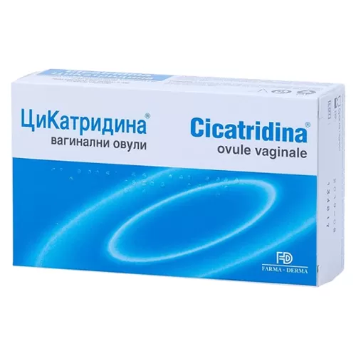 Menopauza si premenopauza - Cicatridina 10 ovule vaginale, Farma-Derma