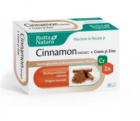 Imunitate - Cinnamon Extract+Crom Si Zinc X 30 Capsule
