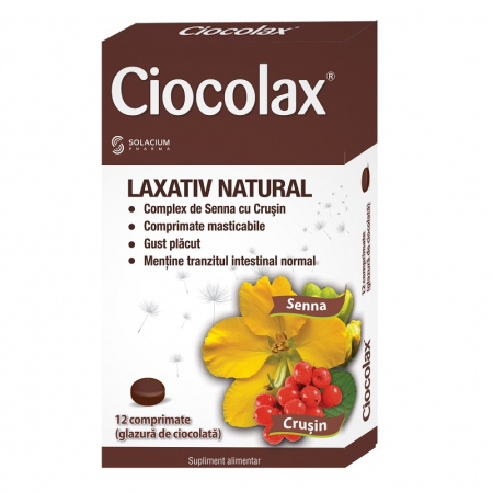 Tulburări gastrointestinale - Ciocolax X 12 Comprimate Masticabile