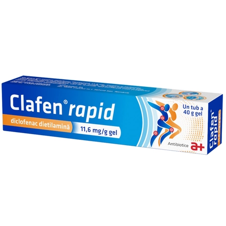 Reumatologie si Traumatisme - Clafen Rapid 11,6 Mg/G Gel , 40 G