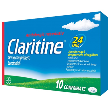Medicamente OTC - Claritine 10mg x 10cp (Bayer) W62358001