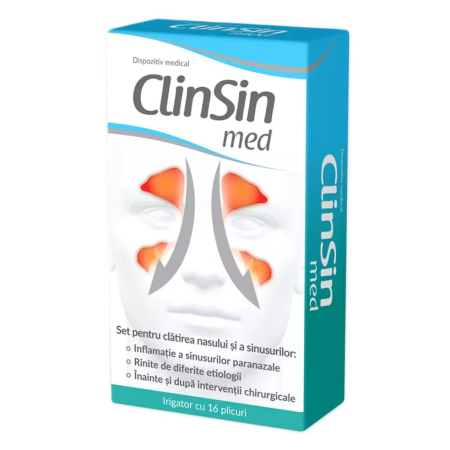 Vitamine Si Suplimente - Clinsin Med X 16 plicuri + irigator