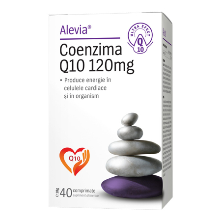 Suplimente alimentare - Coenzima Q10 120mg 40cpr