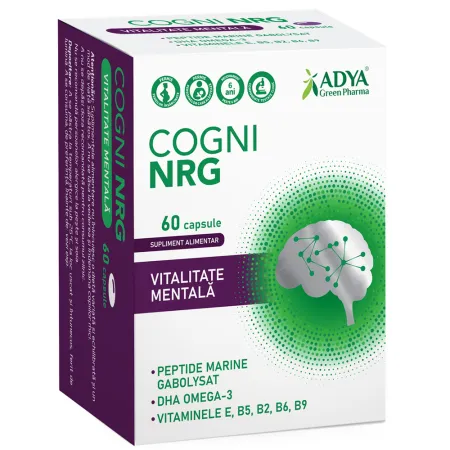 Circulatie - Cogni NRG 60 capsule ADYA GREEN