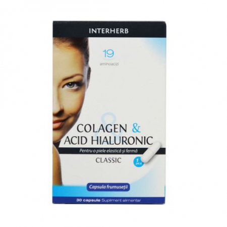 PRODUSE - Colagen & Acid Hialuronic clasic, 30 capsule