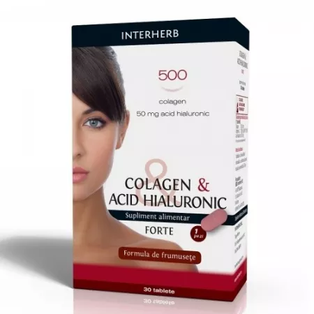 PRODUSE - Colagen & Acid Hialuronic forte, 30 capsule