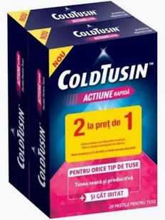 ColdTusin Junior Sirop pentru tuse 120 ml 2 la pret de 1 PROMO