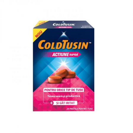 PRODUSE - ColdTusin, 20 pastile pentru tuse