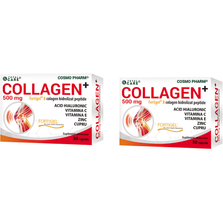Dieta Si Wellness - Collagen 500 mg 30 capsule CosmoPharm 1Cut+1Cut