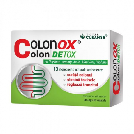 Colonox Colon DETOX, 30 capsule vegetale