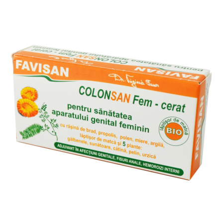 Afectiuni genitale si hormonale - Colonsan Fem cerat cu 5 plante, 10 creioane cilindro-conice