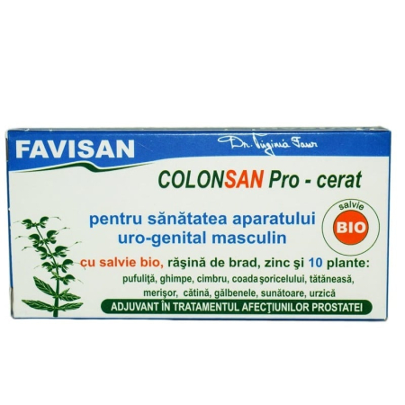 Afectiuni genitale si hormonale - Colonsan Pro Cerat 10 supozitoare, Favisan