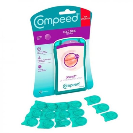 Plasturi - Compeed Discreet Plasturi Tratament Pentru Herpes 15 bucăți