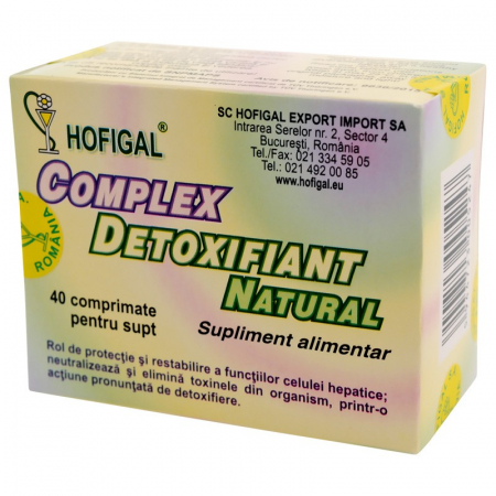PRODUSE - Complex Detoxifiant Natural, 40 comprimate