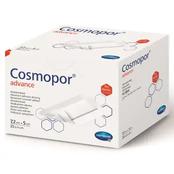 Cosmopor Advance Plasture Steril 7,2 cm x 5 cm, 25 bucăți [1]