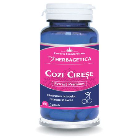Vitamine Si Suplimente - Cozi Cireșe Extract 60 capsule, HERBAGETICA