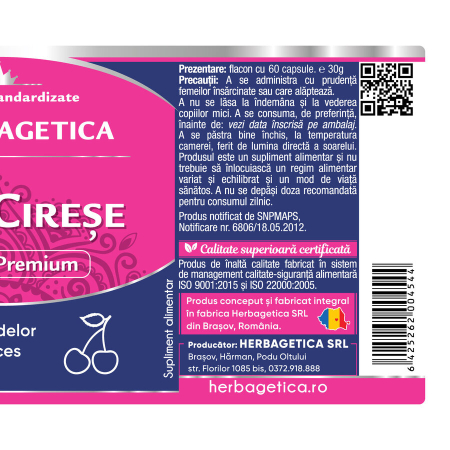 Cozi De Cirese Extract X 60Cps 1Cut+1Cut-50% - Herbagetica [2]
