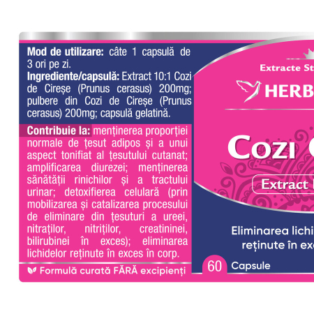 Cozi De Cirese Extract X 60Cps 1Cut+1Cut-50% - Herbagetica [1]