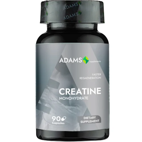 Creatina - Creatină Monohidrată 2400 mg, 90 capsule Adams Vision