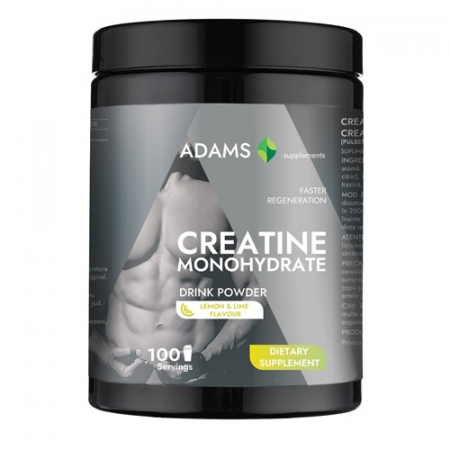 Suplimente alimentare - Creatina monohidrata (lemon-twist), 450gr, Adams