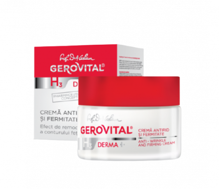 Dermato-cosmetice - Gerovital H3 Derma+ Cremă antirid și fermitate (3890), 50 ml