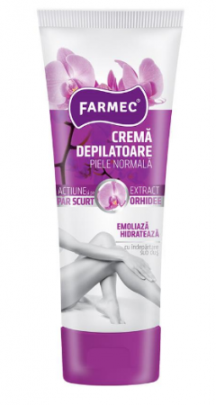Altele - Farmec Cremă depilatoare pentru piele normală (orhidee) (8210), 150 ml