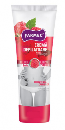Tânăr, frumos, ... - Farmec Cremă depilatoare TEENager (zmeura) (8230), 150 ml