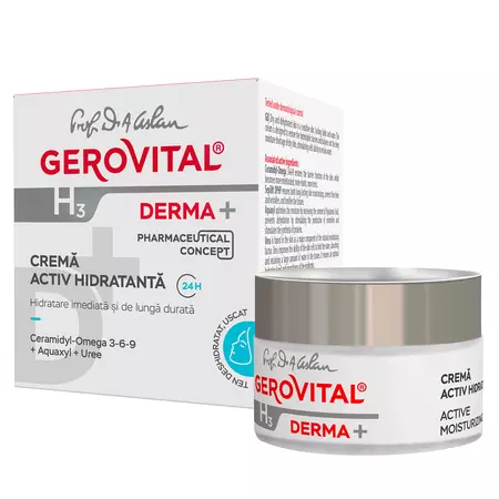 Altele - Crema Activ Hidratanta H3 Derma+ , 50 ML