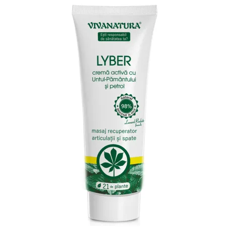 Creme de maini - Cremă activă cu Untul-Pământului și Petrol Lyber 250 ml VIVA NATURA