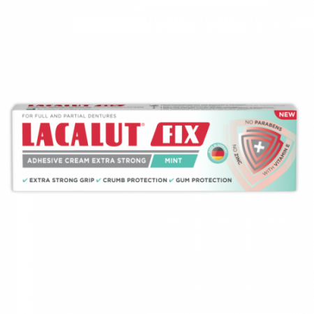 Promoțiile lunii - Crema Adeziva Lacalut Fix Mint X 40G