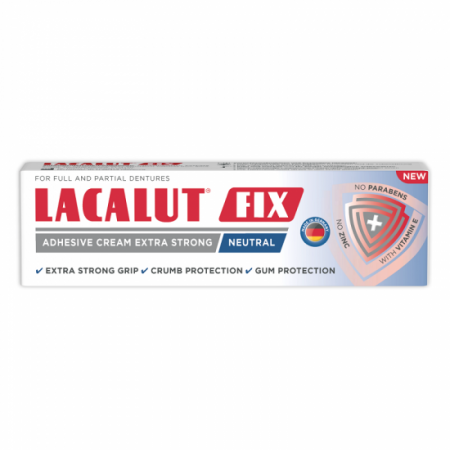 Promoțiile lunii - Crema Adeziva Lacalut Fix Neutral X 40G
